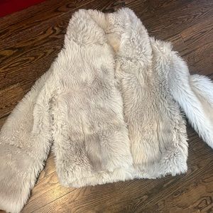 AllSaints Women's Shearling/Leather Jacket